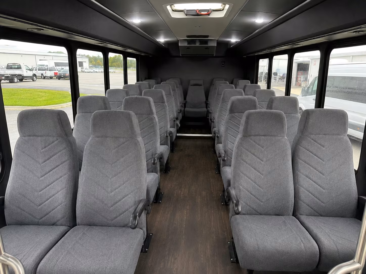 18 passenger minibus interior