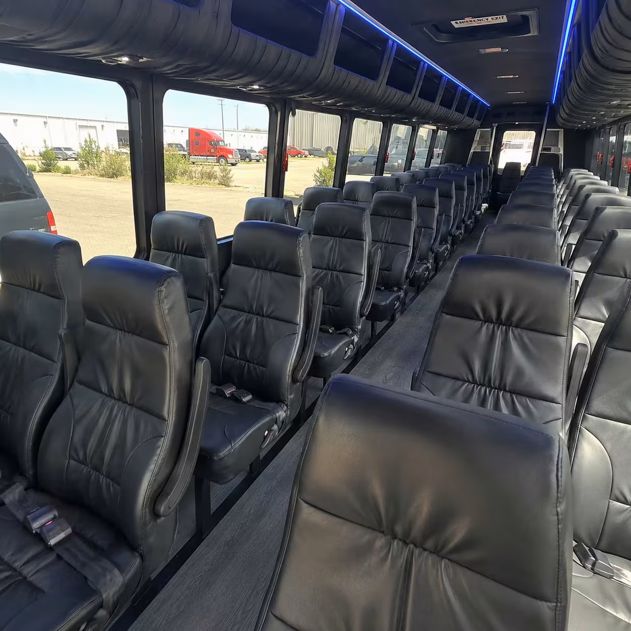30 passenger minibus inside