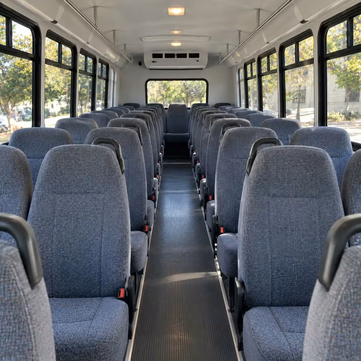 35 passenger minibus inside