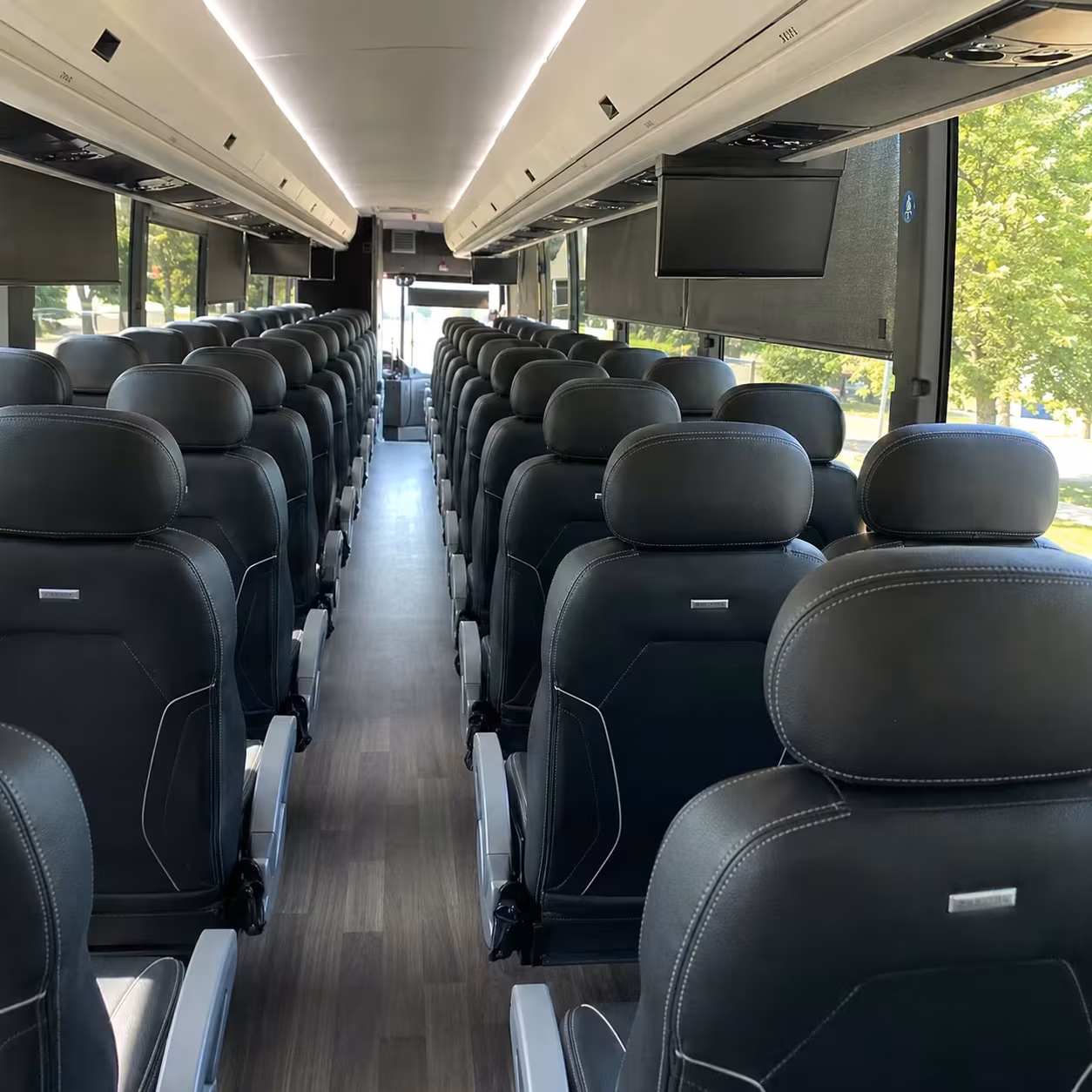 milpitas charter bus interior