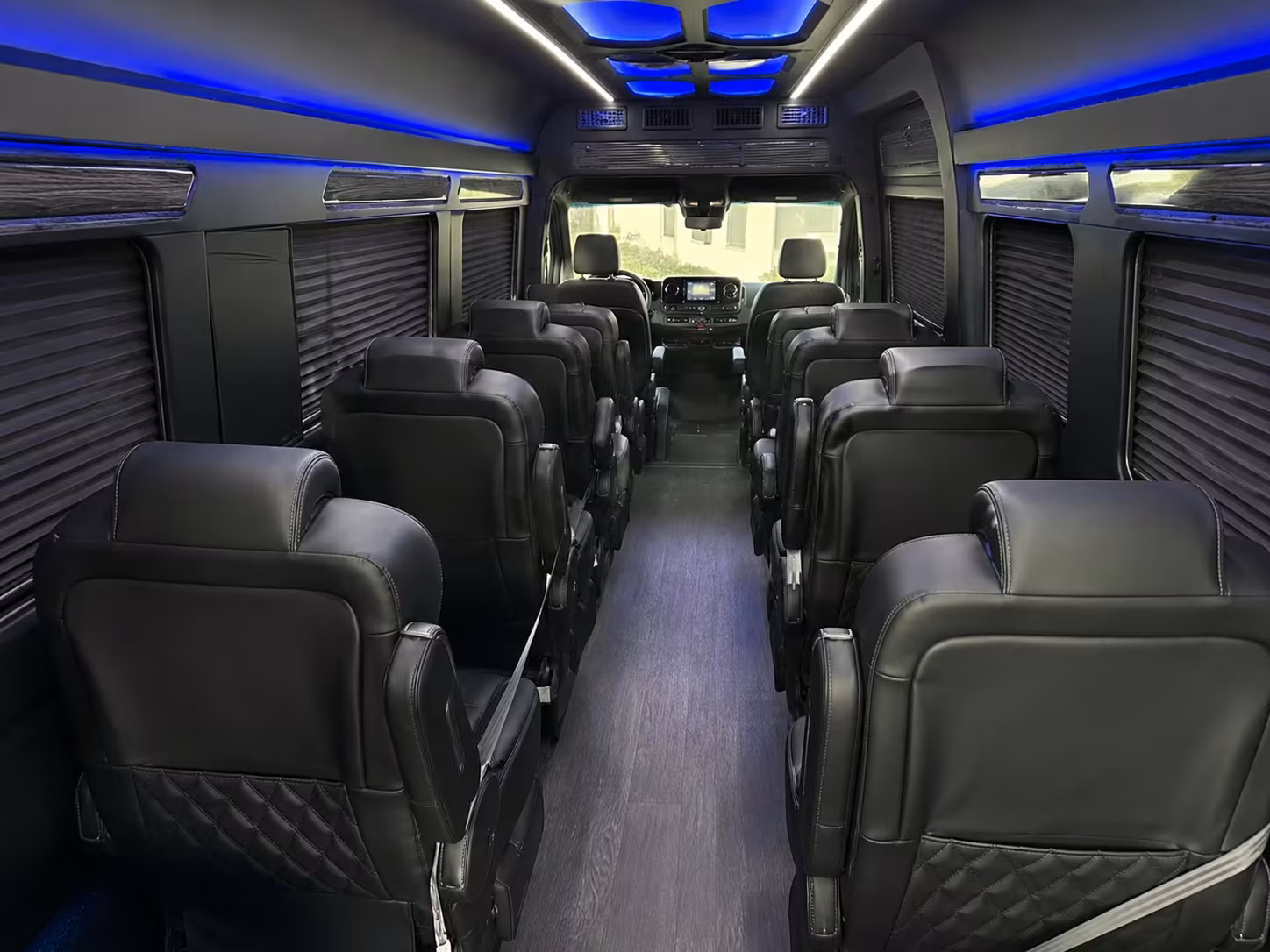 sprinter van with driver inside