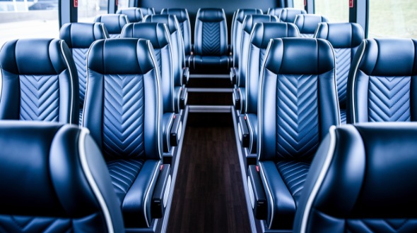 milpitas 20 passenger minibus inside
