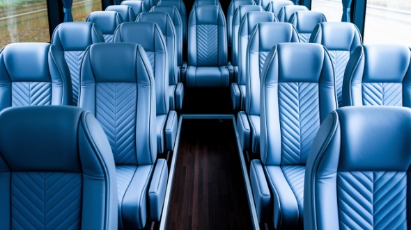 milpitas 20 passenger minibus interior
