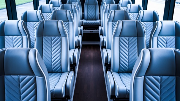 milpitas 30 passenger minibus inside