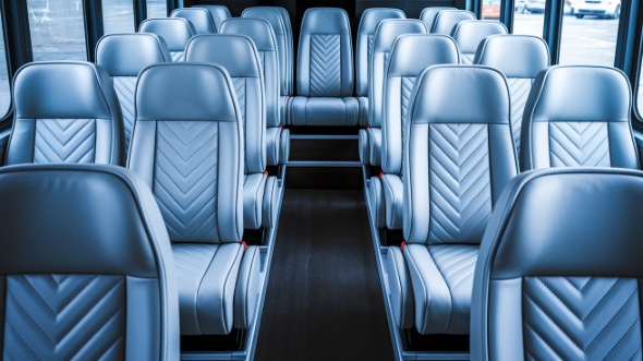 milpitas 35 passenger minibus inside