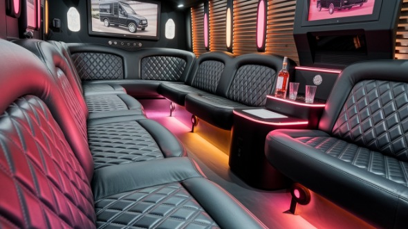 milpitas party bus rental inside