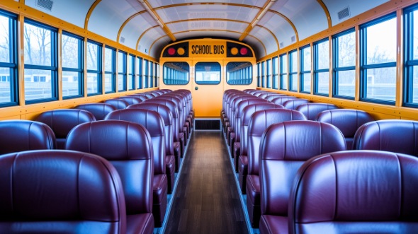 milpitas school bus rental inside