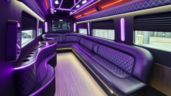 milpitas sprinter limo rental inside
