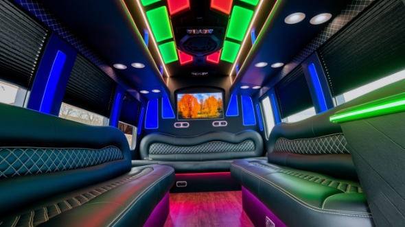 party bus rental interior milpitas