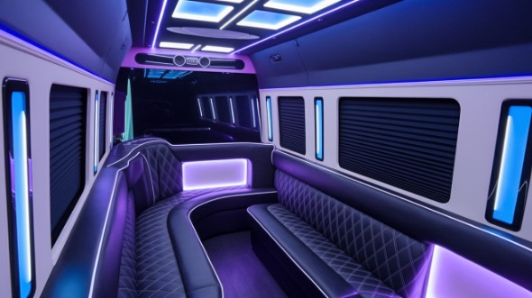sprinter limo rental interior milpitas